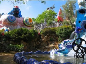 Sculpture garden of Niki de Saint phalle